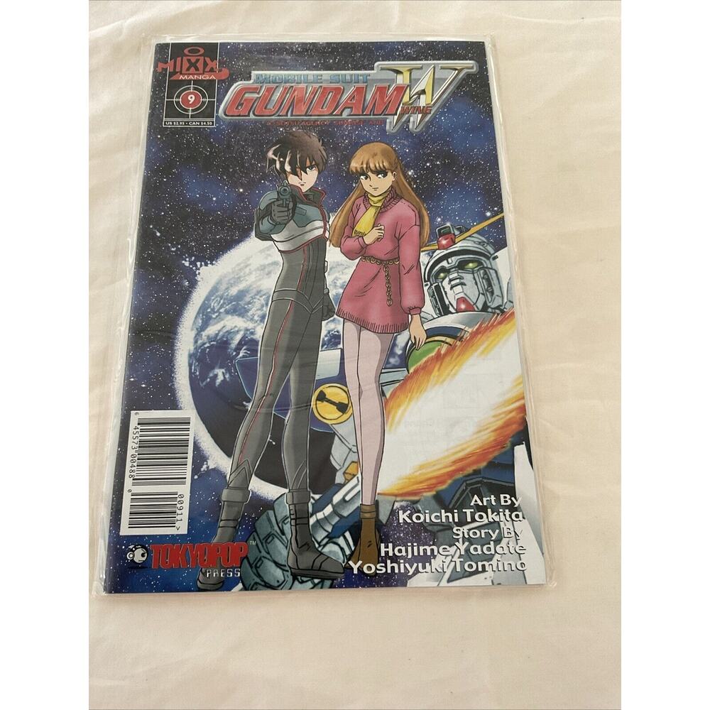 Mobile Suit Gundam Wing # 9 MIXX TOKYOPOP MANGA Art By Koichi Tokita B1